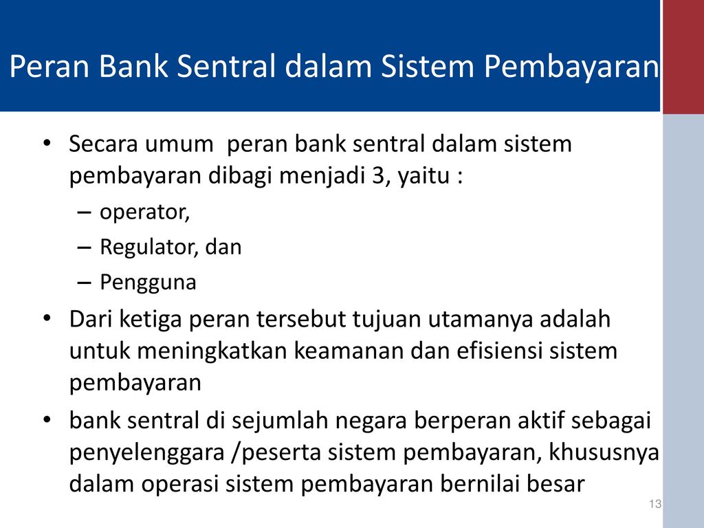 Peran Bank Indonesia Dalam Sistem Pembayaran Newstempo